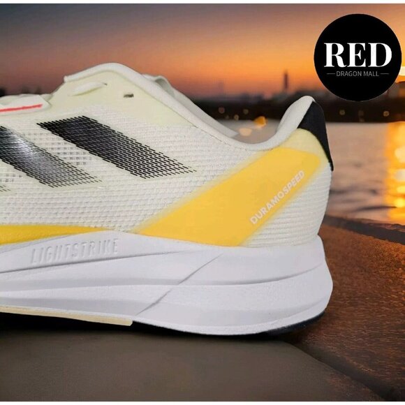Adidas Duramo Speed M Ivory Core Black Red Running Shoes IE5477 - Men\'s Size 8.5 main image 10